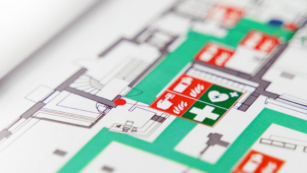 Brandschutz - Fluchtplan